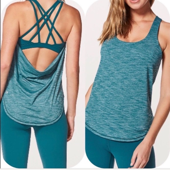lululemon athletica Tops - Lululemon Free to be Serene 2/1 Tank size 10